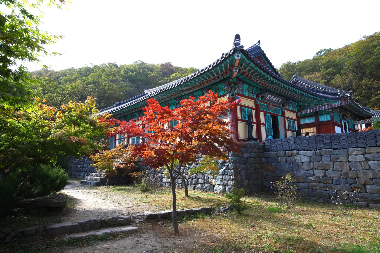 덕유산 적상산 단풍 사진, 물들기 시작, 적상산 전망대 · 안국사 길